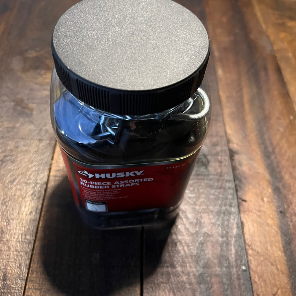 Husky Husky 10 Piece Assorted Rubber Straps Set 1009423189 Gear Up