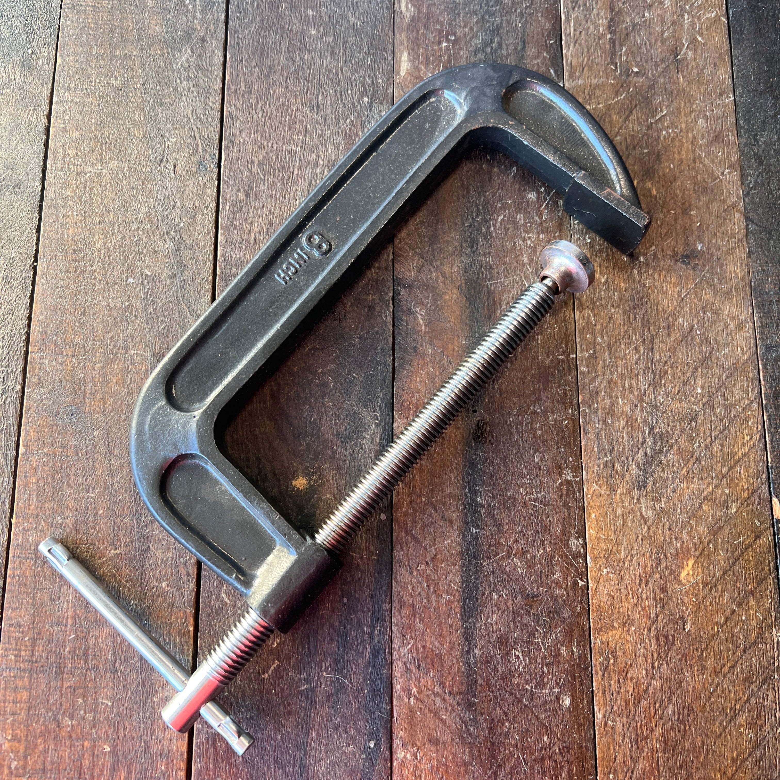 Unknown 8-Inch Heavy Duty C-Clamp Gear Up