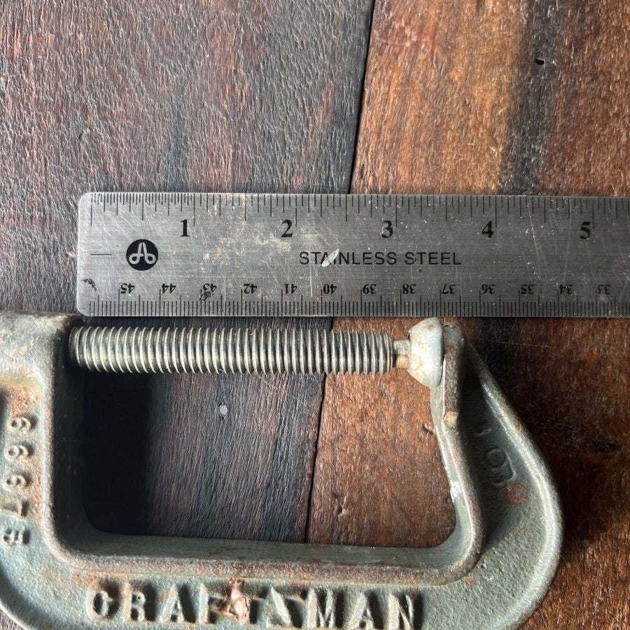 Vintage Craftsman 3 Inch C Clamp 66318 (USA)