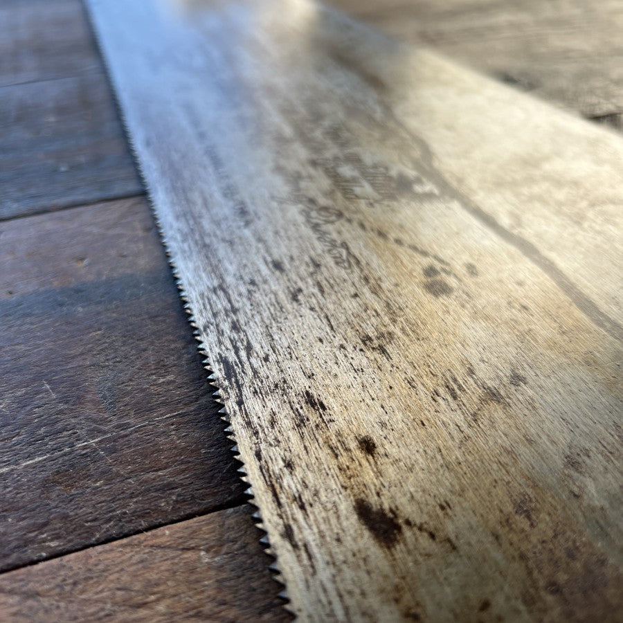 Disston D-23 26 Inch Vintage Hand Saw Wood Handle (USA)