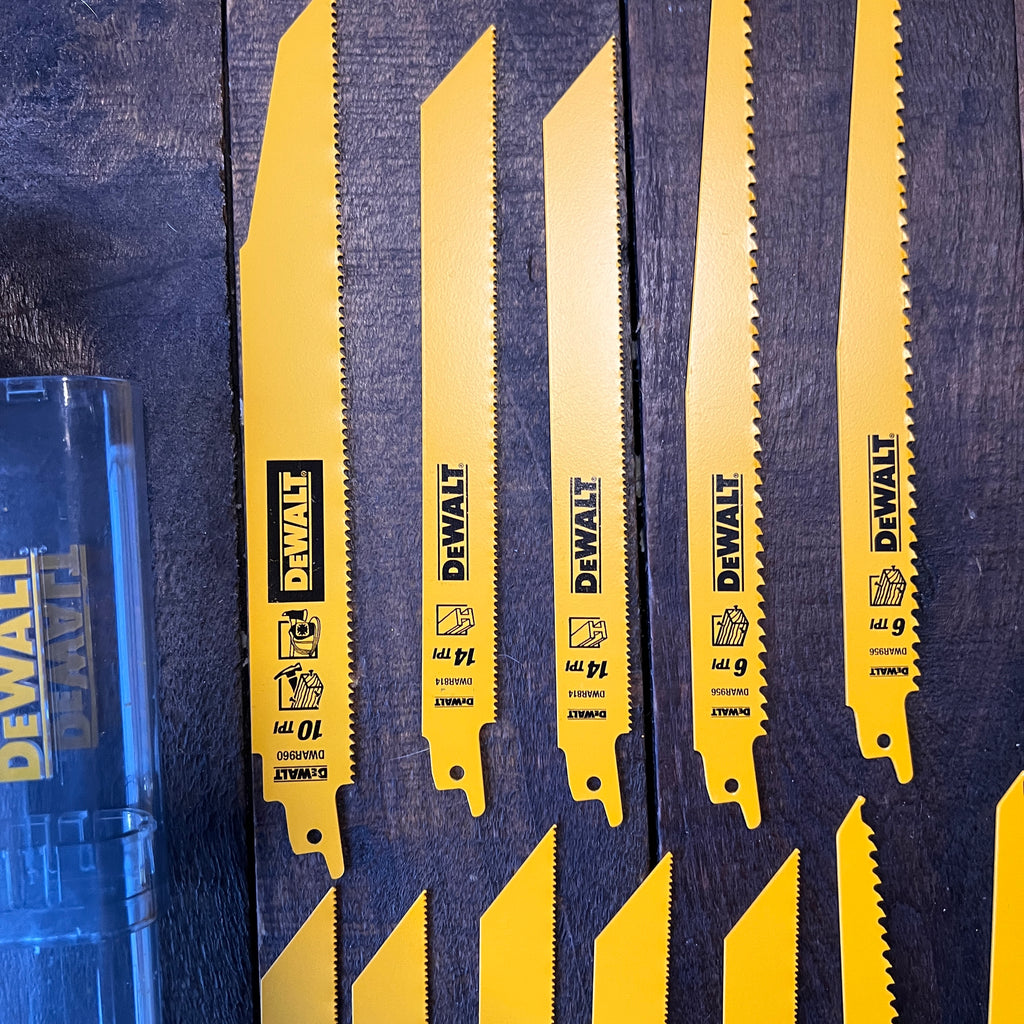 DeWalt DeWalt Reciprocating Saw Blade Set 18 Piece Gear Up