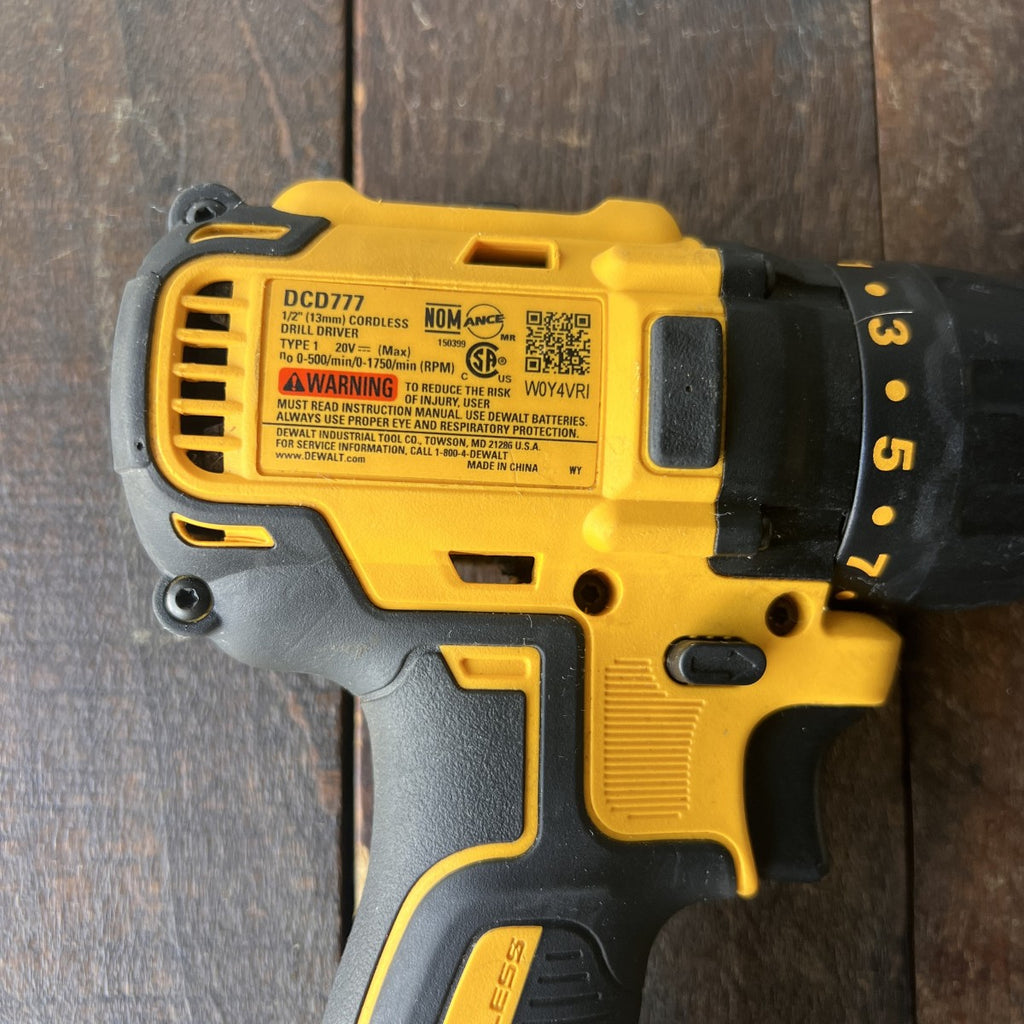 DeWalt DeWalt DCD777 20V MAX Brushless 1/2 Inch Drill (Tool Only) Gear Up