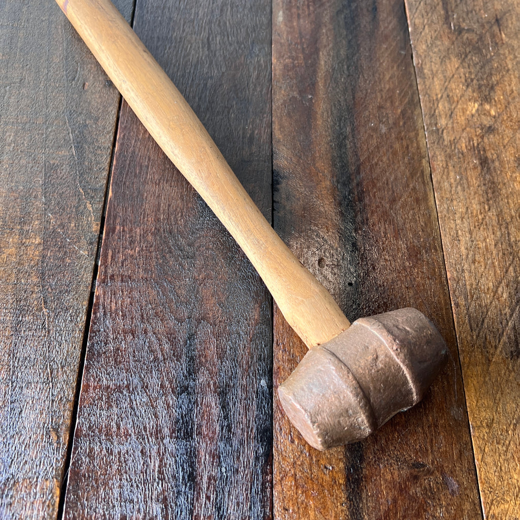 Unknown Unknown 2.14 lb. Brass Mallet Non-Marring Hammer Gear Up