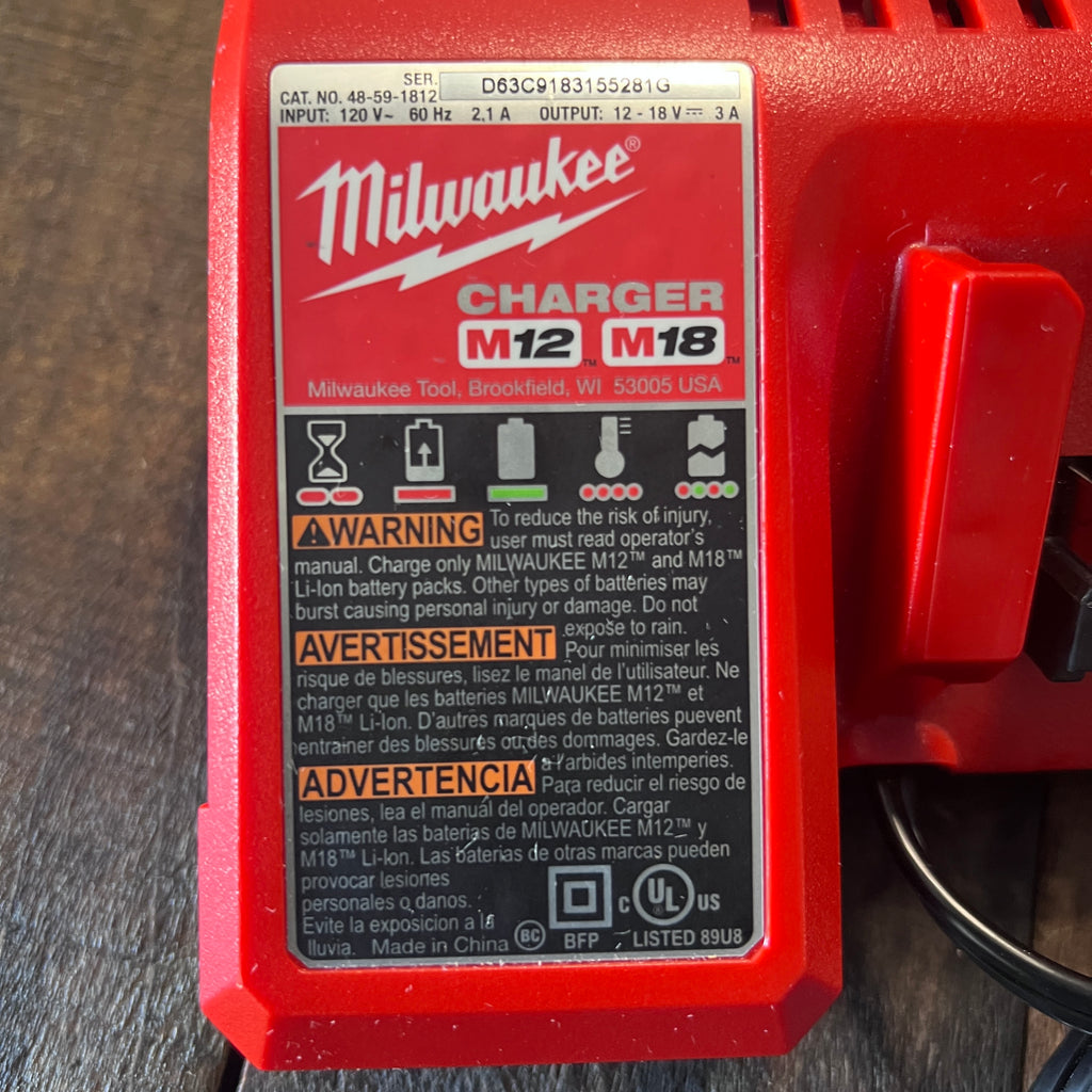 Gear Up Trading Co. Milwaukee 12v / 18v Rapid Charger